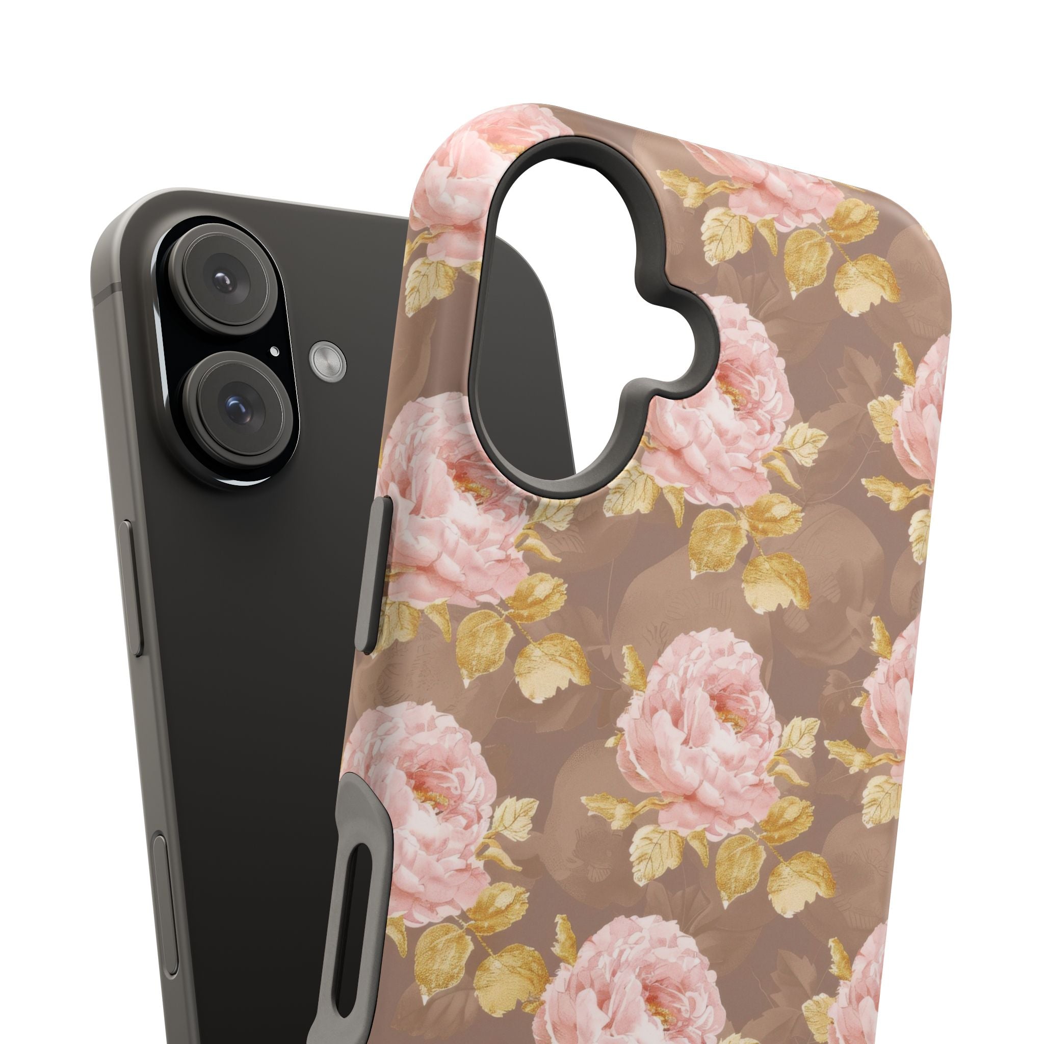 Golden Bloom Magnetic iPhone Case