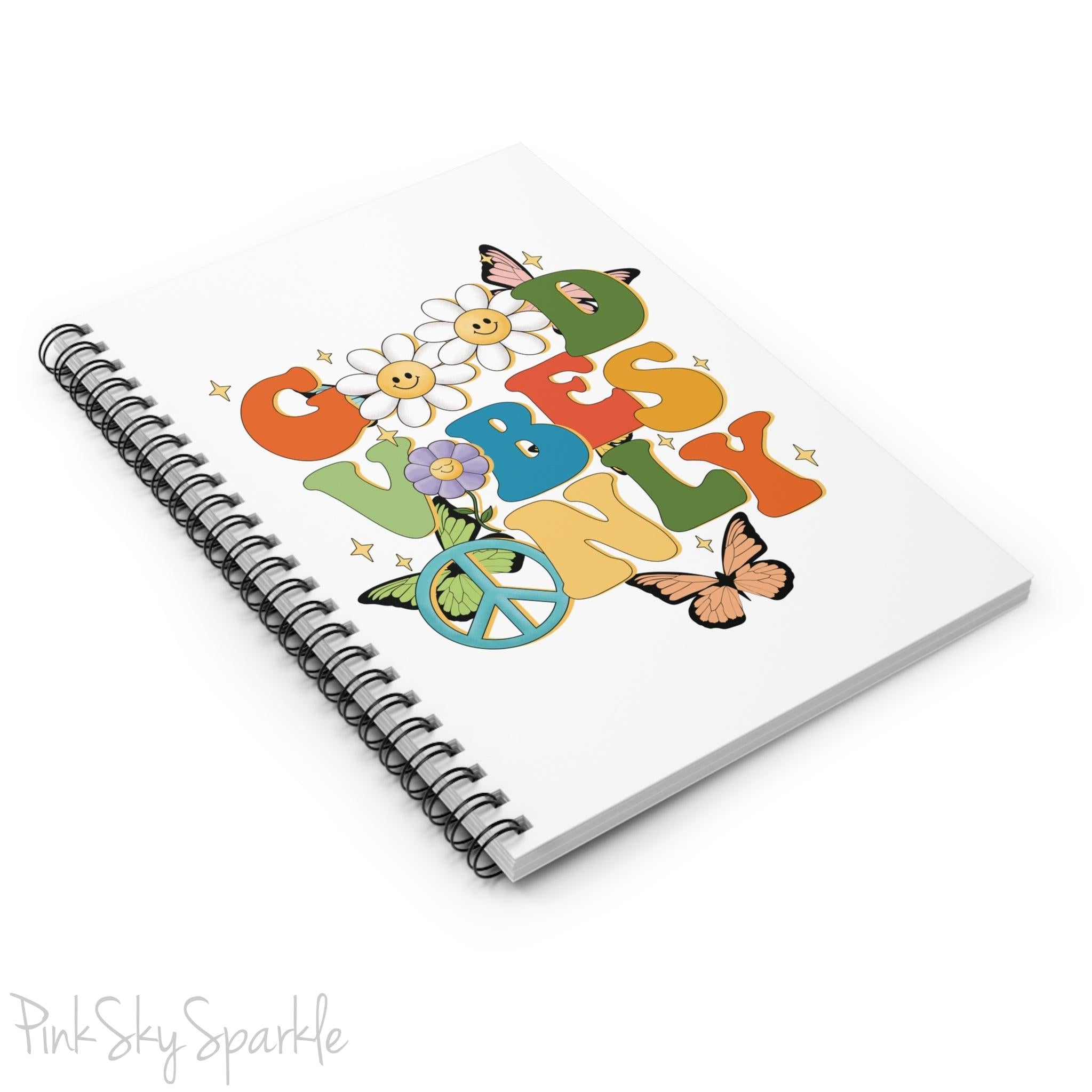 Good Vibes Only Spiral Notebook