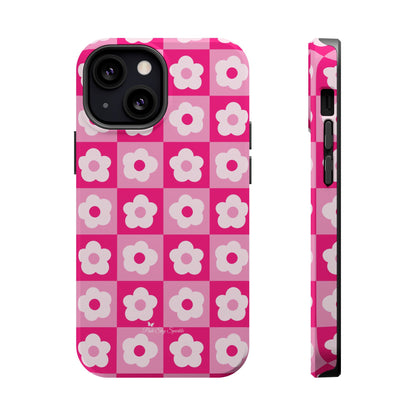 Groovy Checkers Magnetic iPhone Case