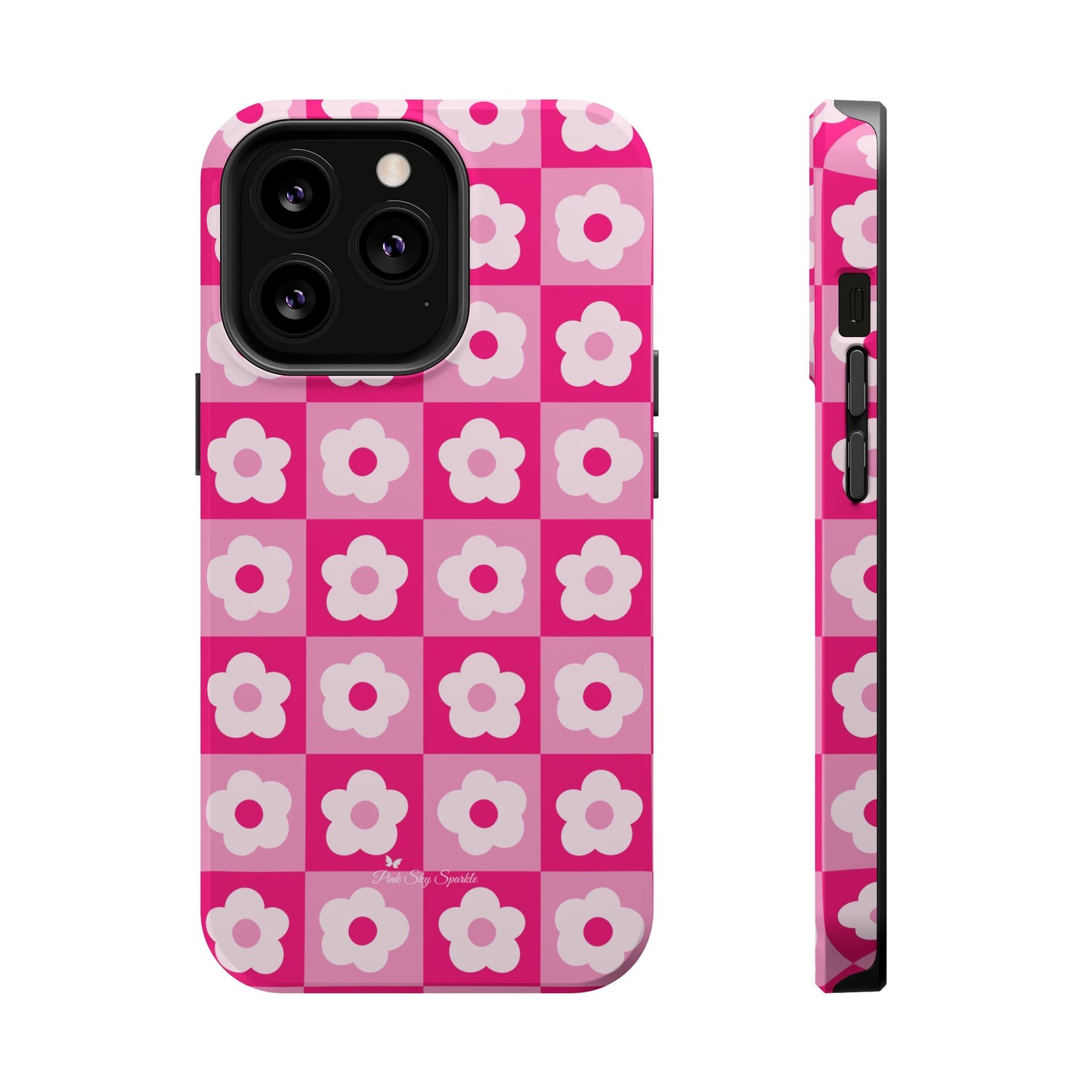 Groovy Checkers Magnetic iPhone Case