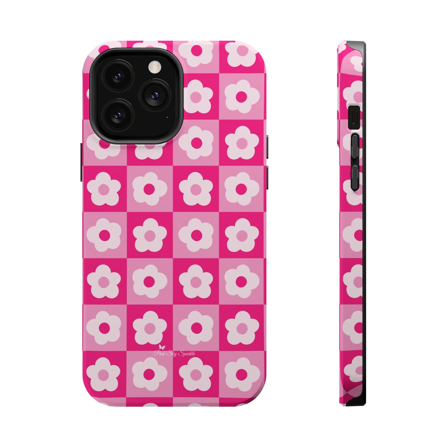 Groovy Checkers Magnetic iPhone Case