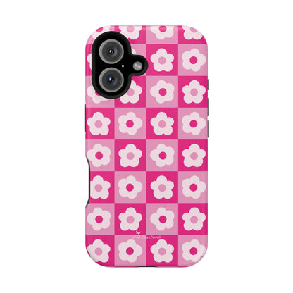 Groovy Checkers Magnetic iPhone Case