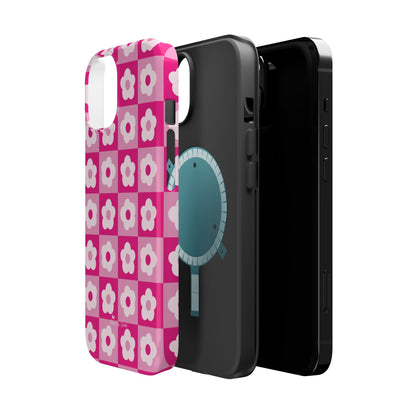 Groovy Checkers Magnetic iPhone Case