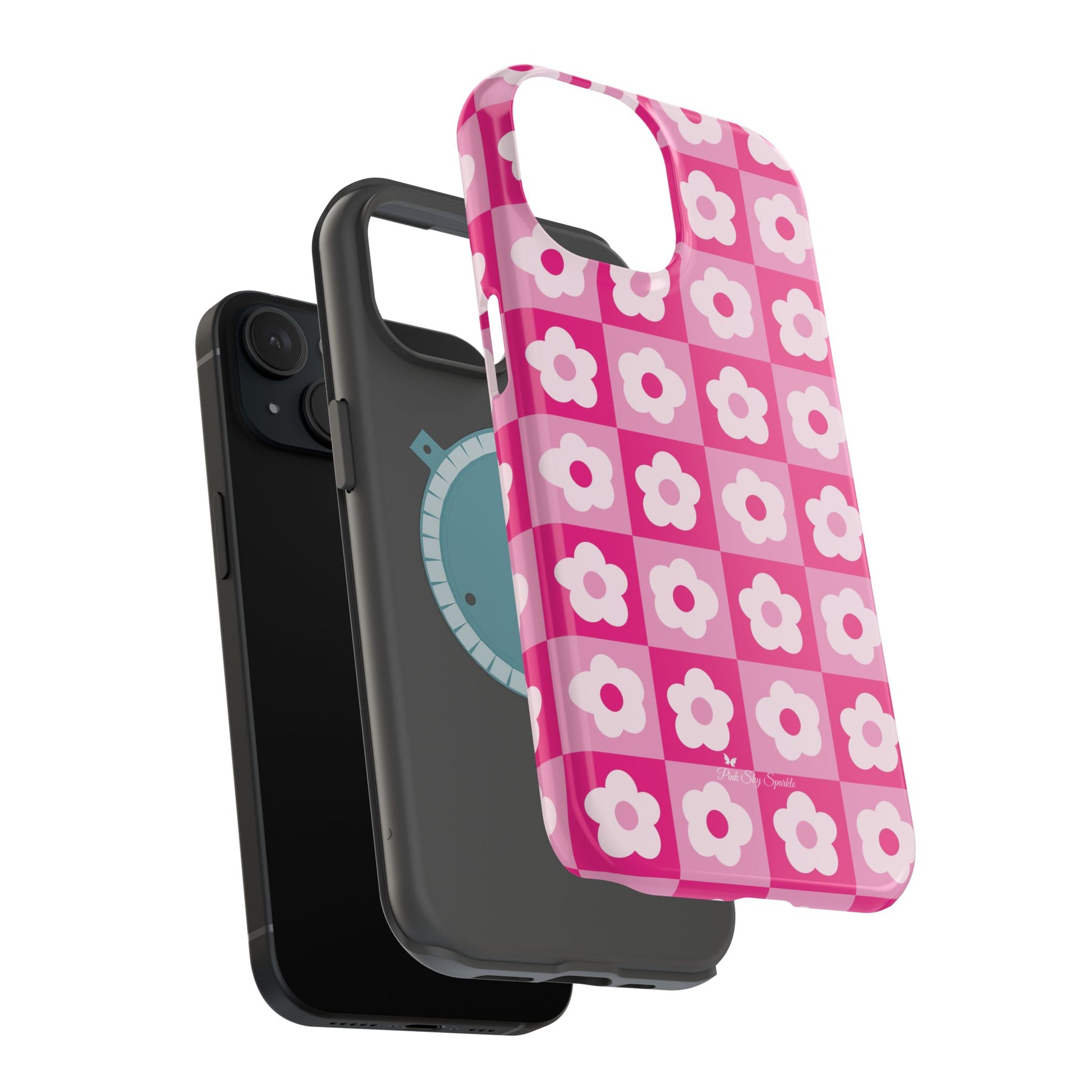 Groovy Checkers Magnetic iPhone Case