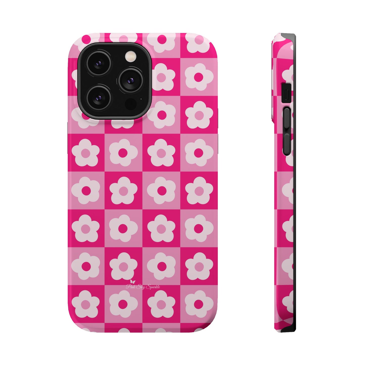 Groovy Checkers Magnetic iPhone Case