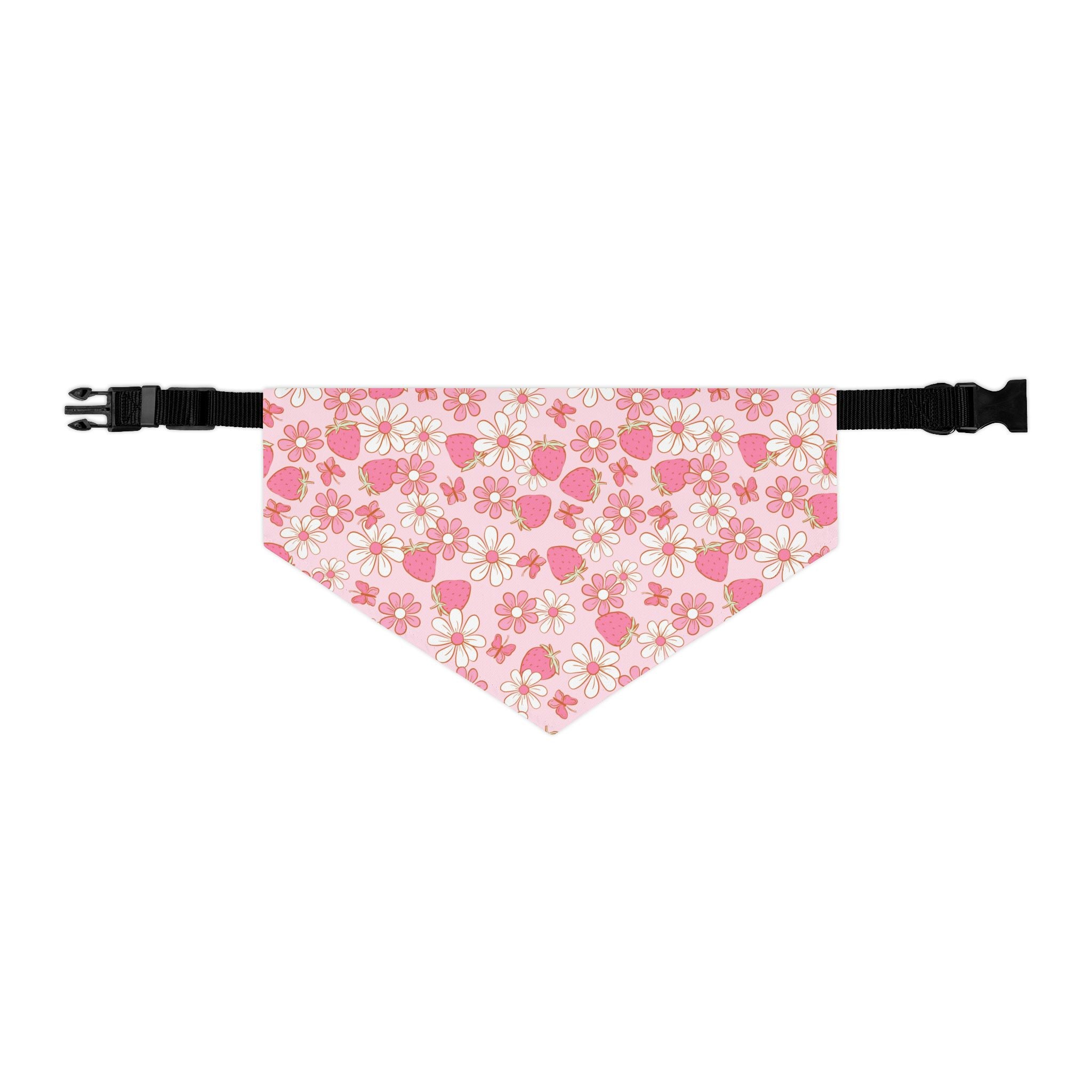 Groovy Berries Pet Bandana With Adjustable Collar