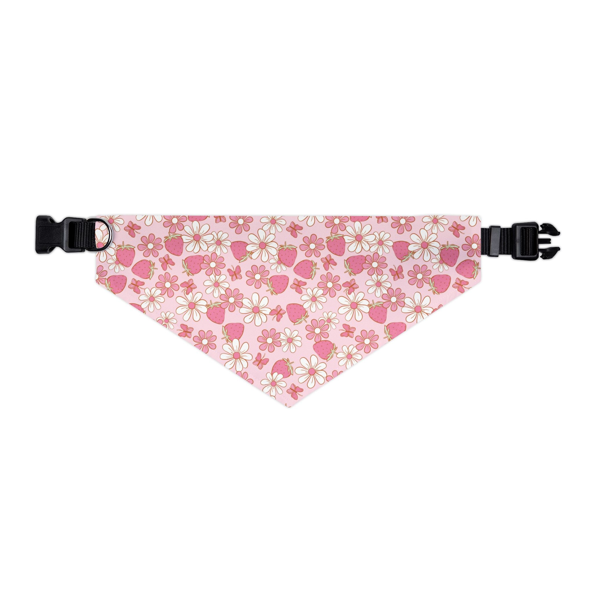 Groovy Berries Pet Bandana With Adjustable Collar