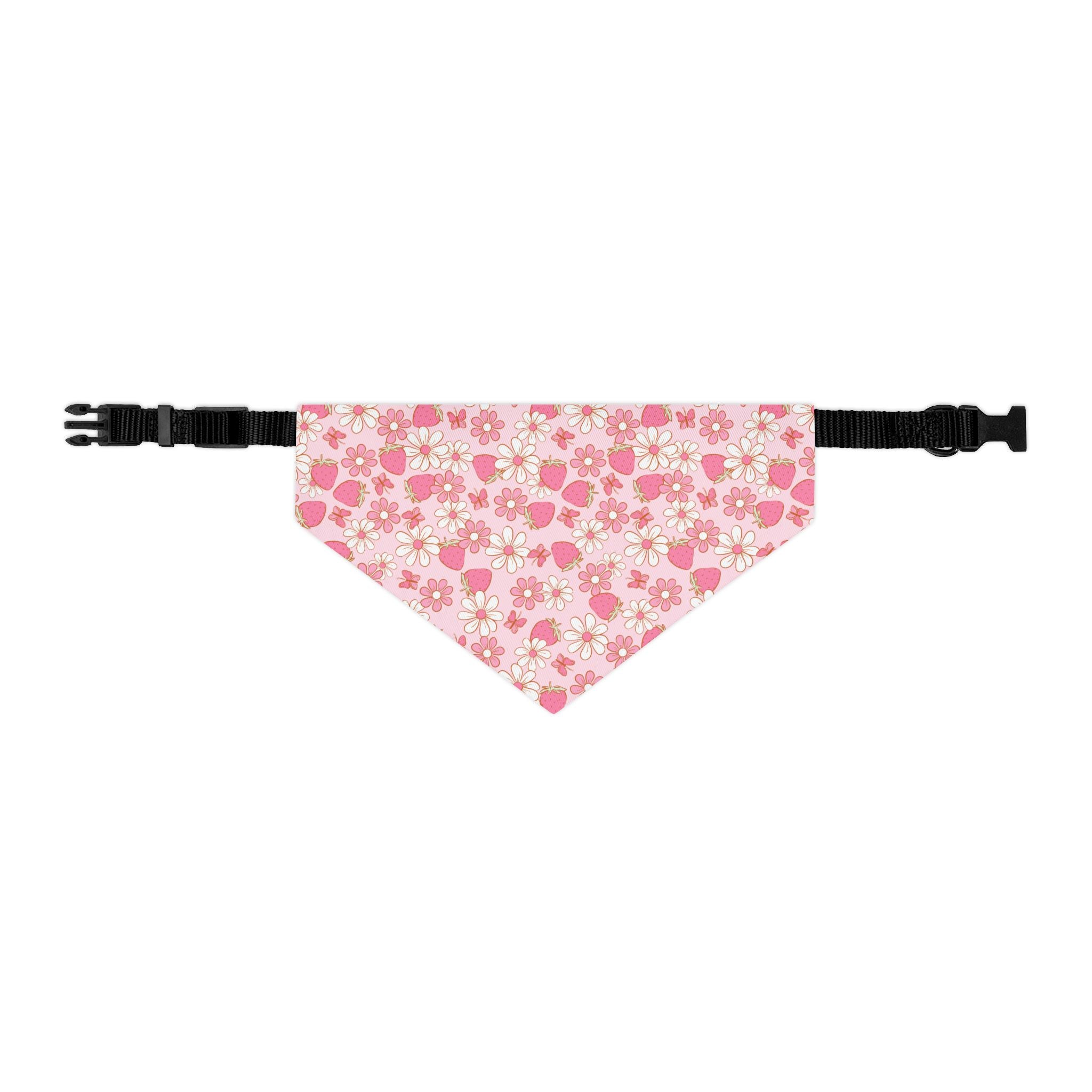 Groovy Berries Pet Bandana With Adjustable Collar