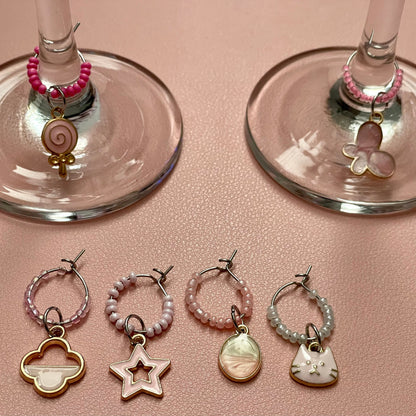 Handcrafted Wine Glass Charms