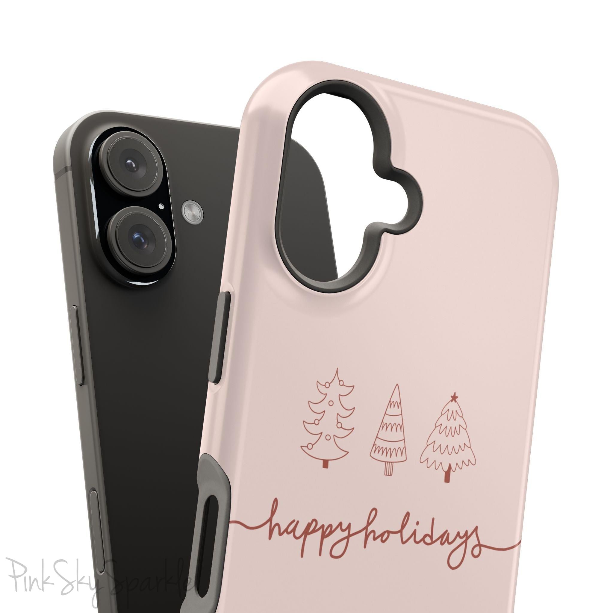 Happy Holidays Magnetic iPhone Case