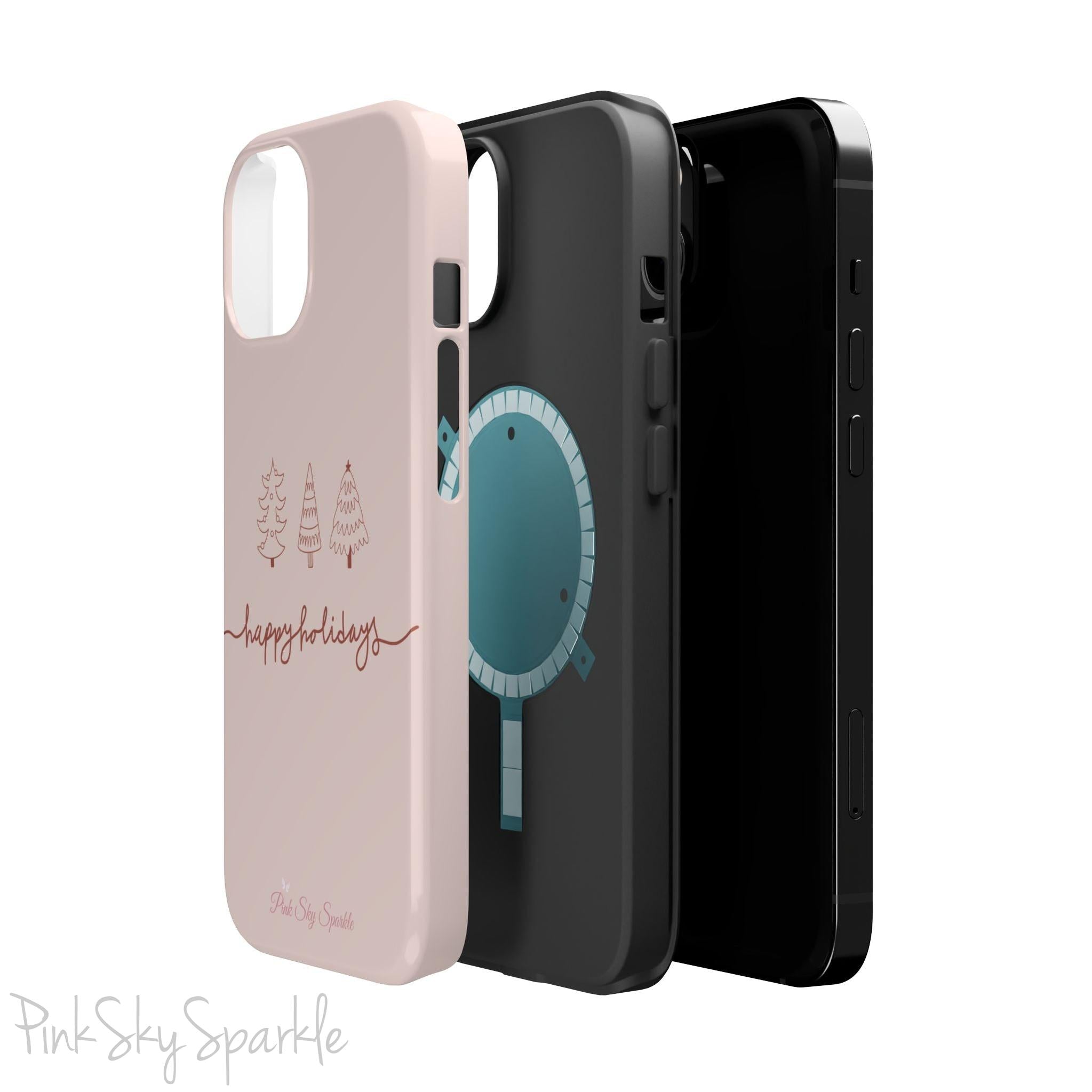 Happy Holidays Magnetic iPhone Case