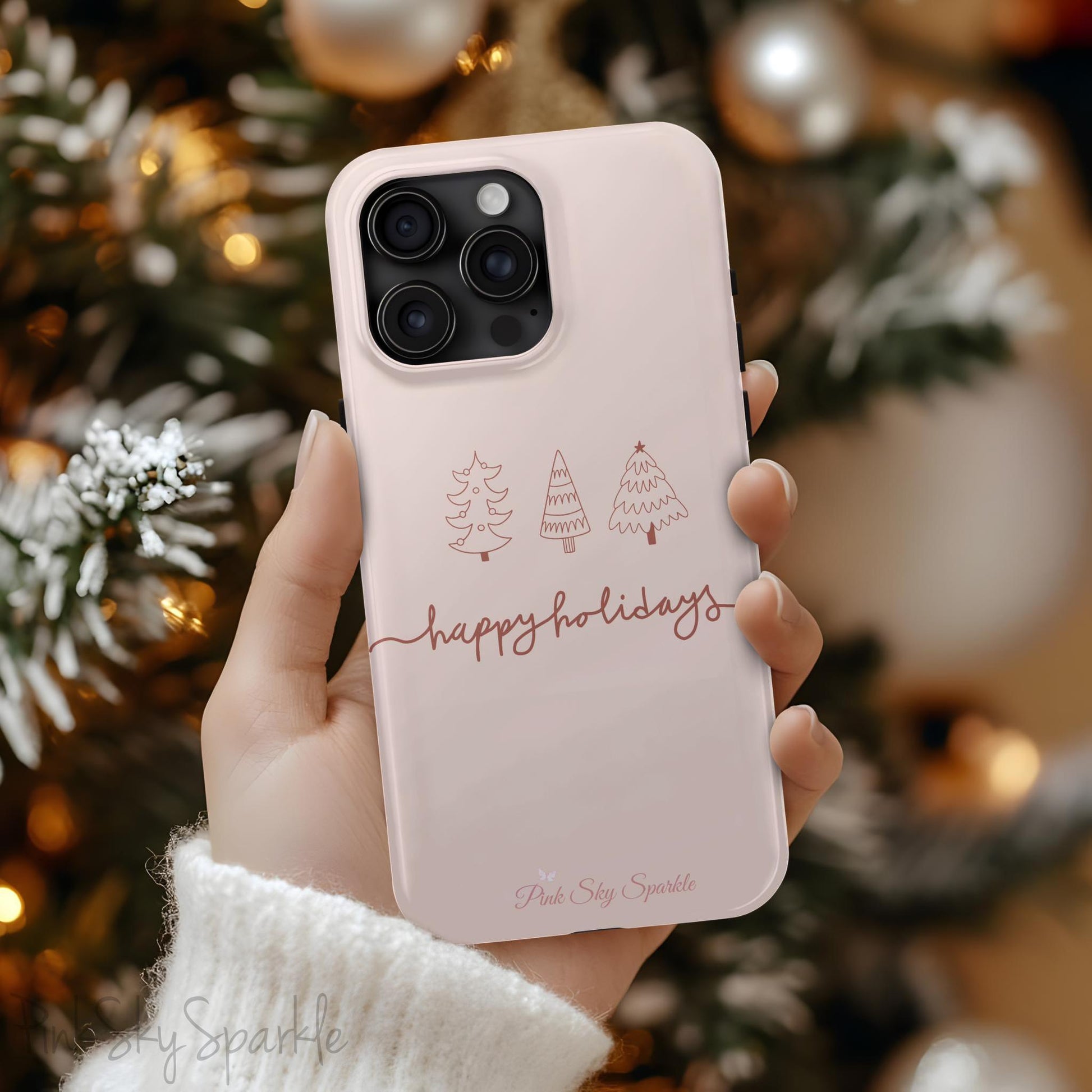 Happy Holidays Magnetic iPhone Case