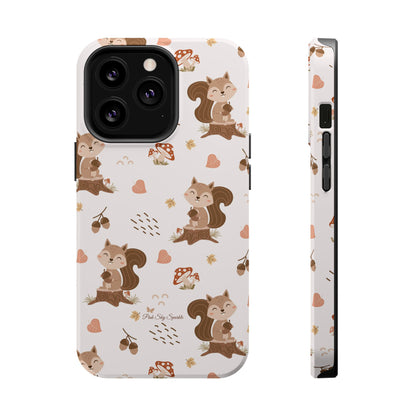 Happy Squirrel Magnetic iPhone Case