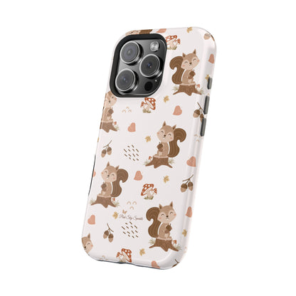 Happy Squirrel Magnetic iPhone Case