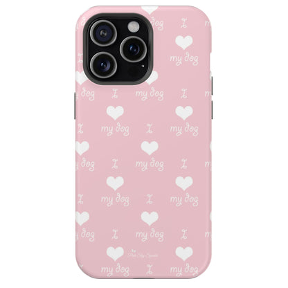 I Love My Dog Magnetic iPhone Case