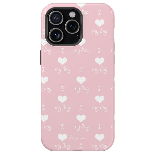 I Love My Dog Magnetic iPhone Case