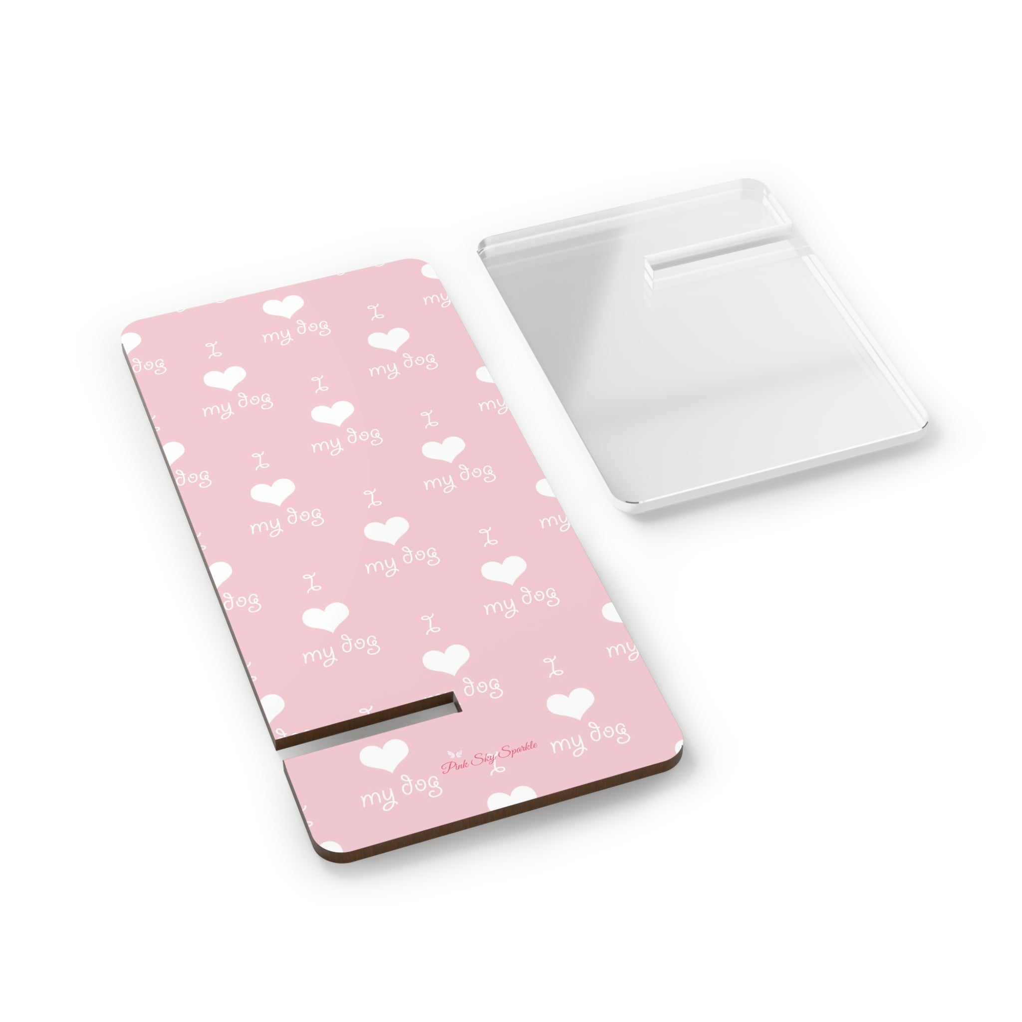 I Love My Dog Mobile Display Stand, Phone Holder