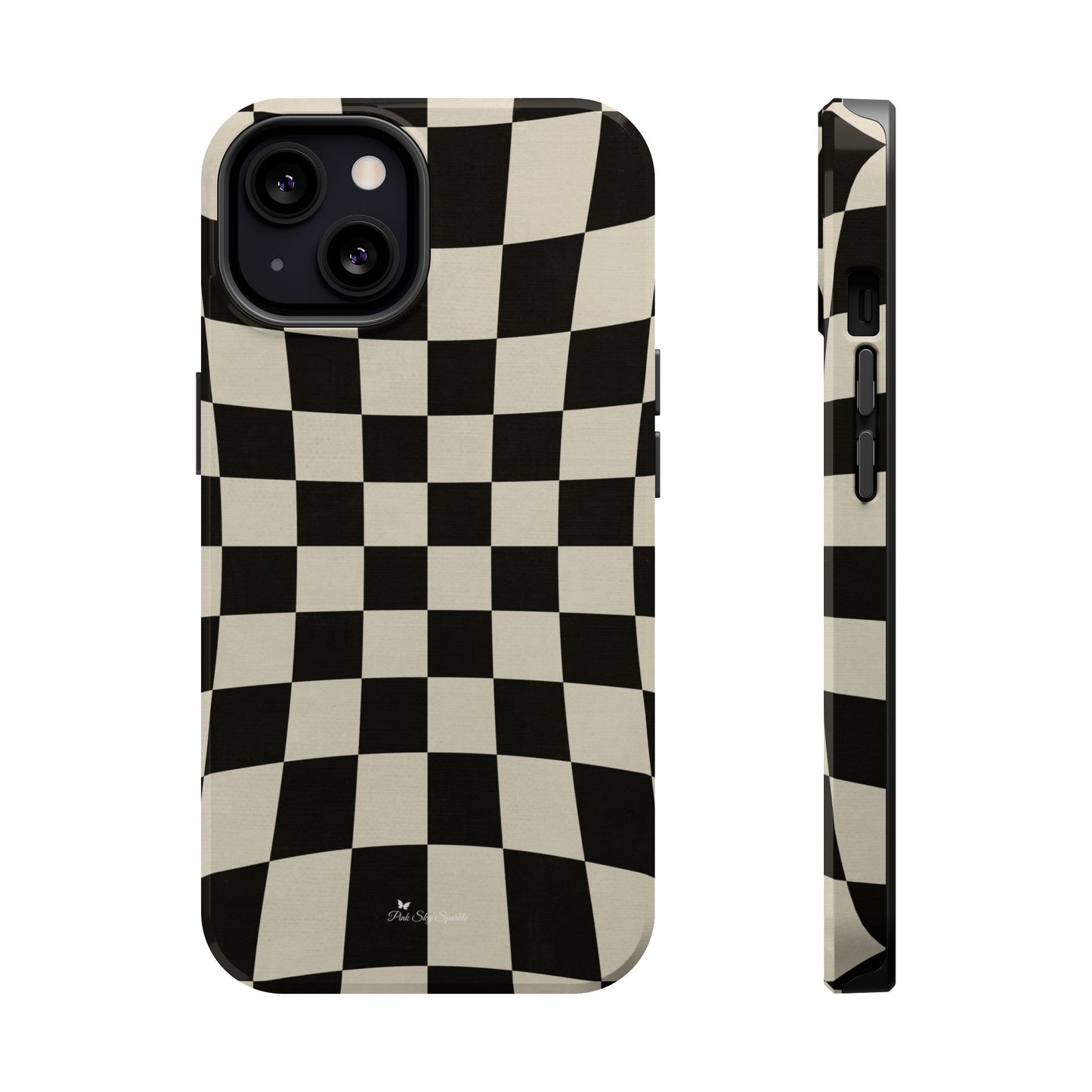 Illusion Checkerboard Magnetic iPhone Case