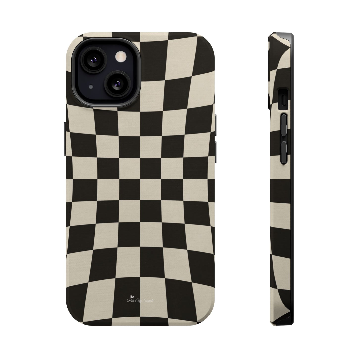 Illusion Checkerboard Magnetic iPhone Case