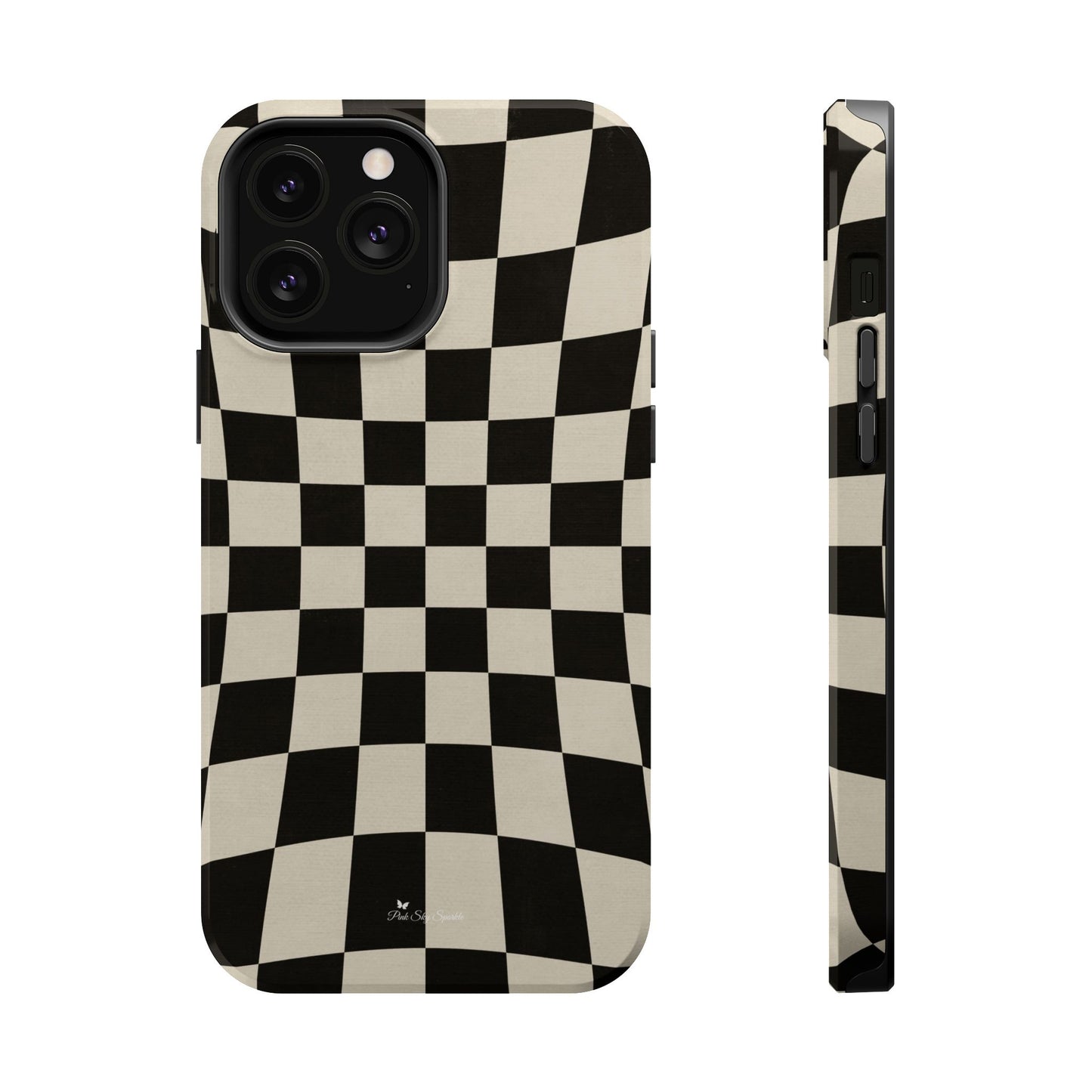 Illusion Checkerboard Magnetic iPhone Case