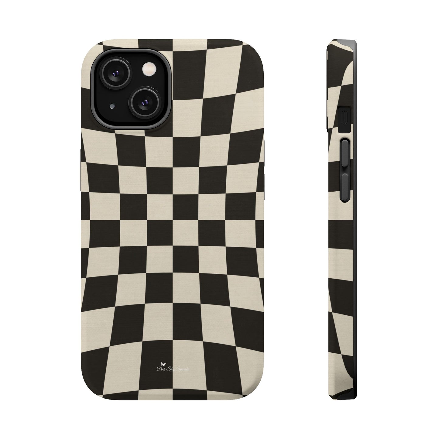 Illusion Checkerboard Magnetic iPhone Case