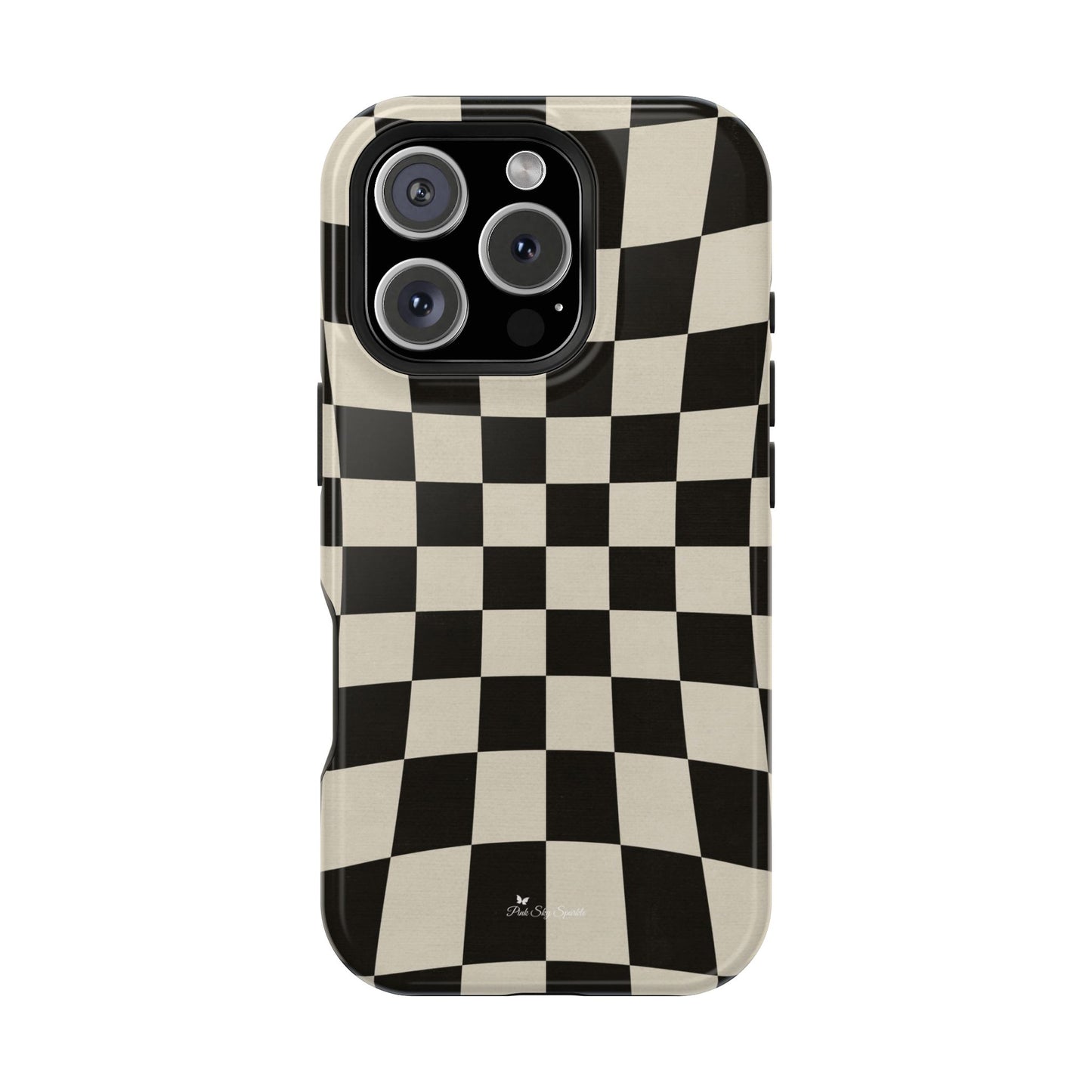 Illusion Checkerboard Magnetic iPhone Case