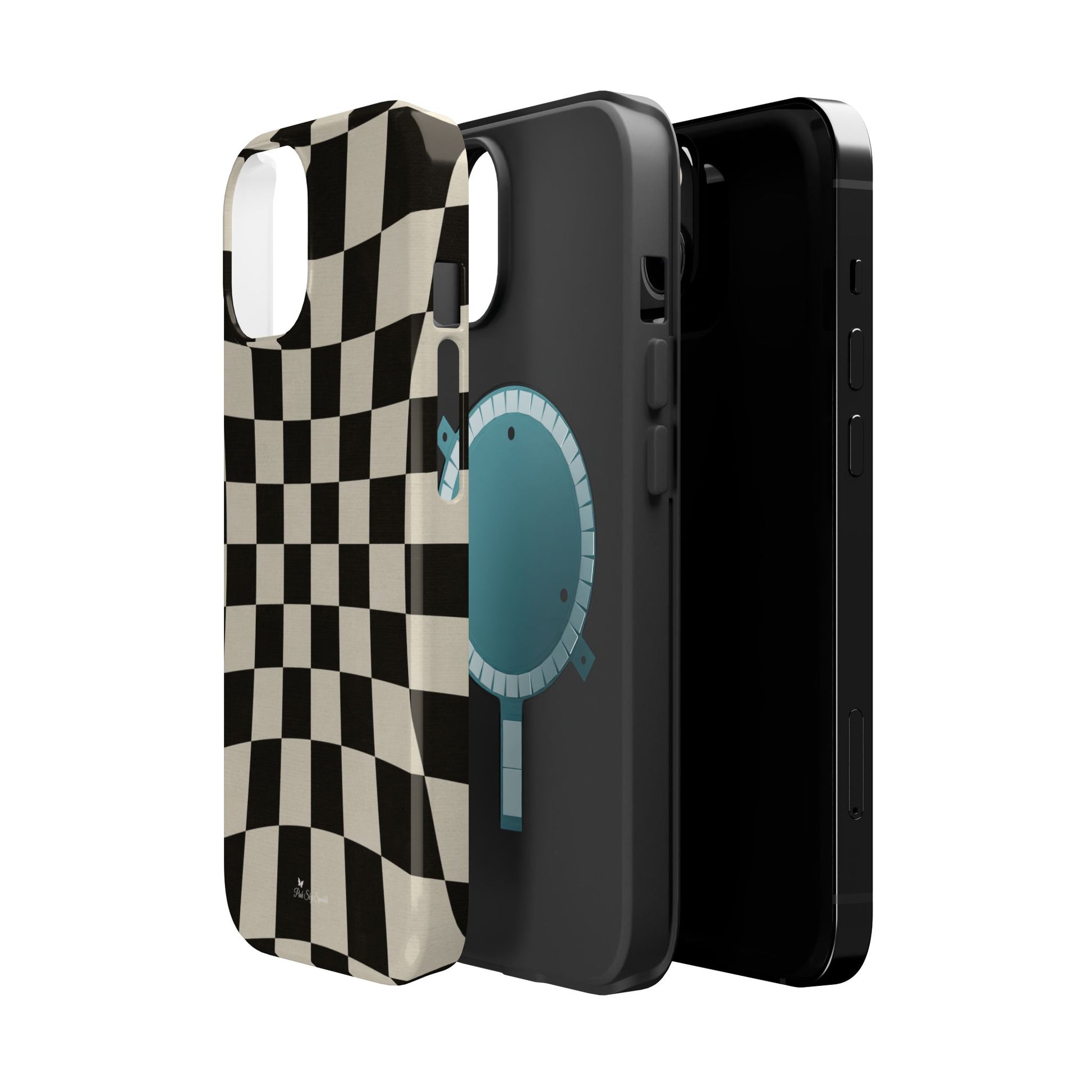 Illusion Checkerboard Magnetic iPhone Case