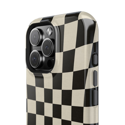 Illusion Checkerboard Magnetic iPhone Case