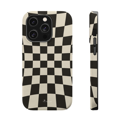 Illusion Checkerboard Magnetic iPhone Case