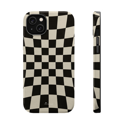 Illusion Checkerboard Magnetic iPhone Case