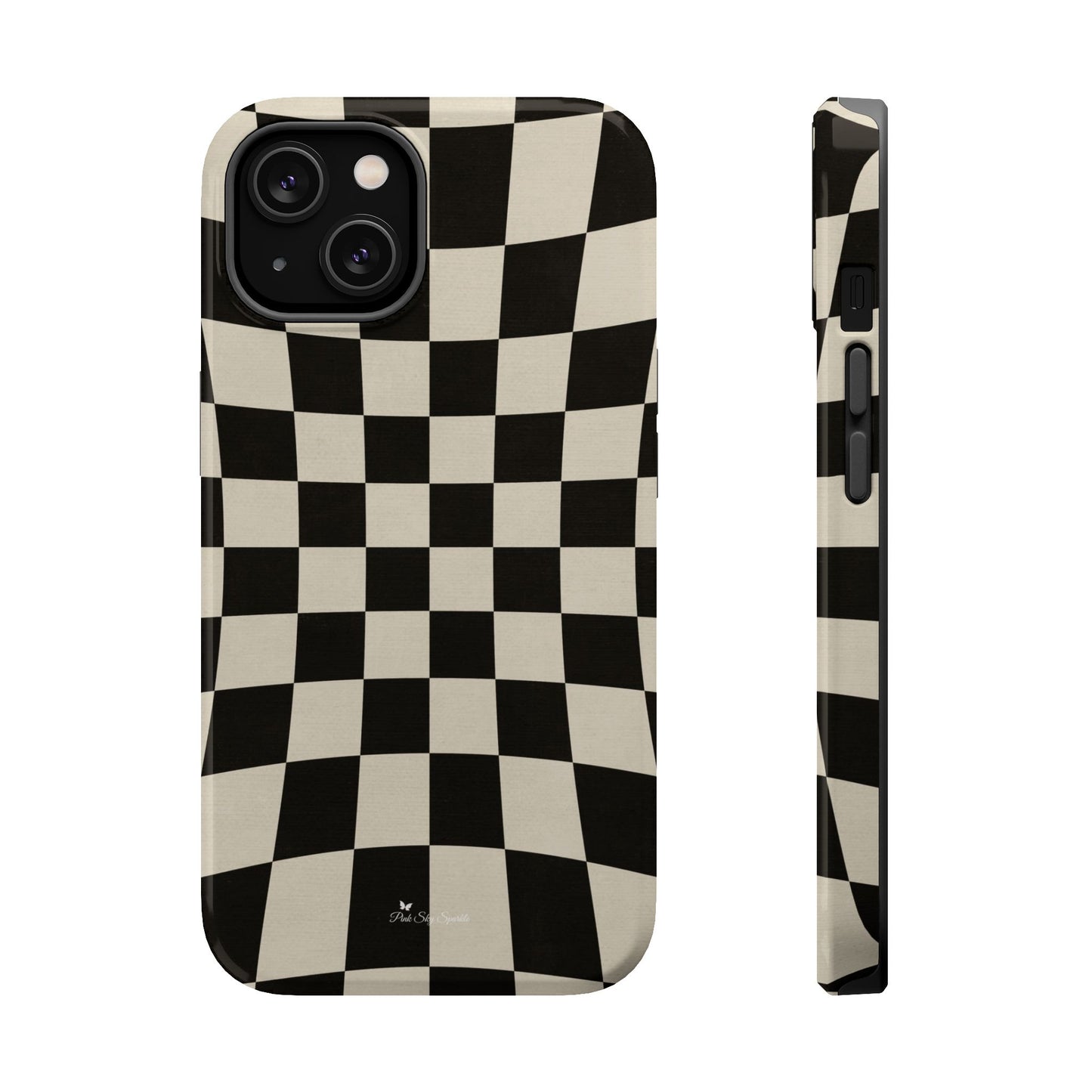 Illusion Checkerboard Magnetic iPhone Case