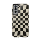 Illusion Checkerboard Tough Samsung Galaxy Phone Case