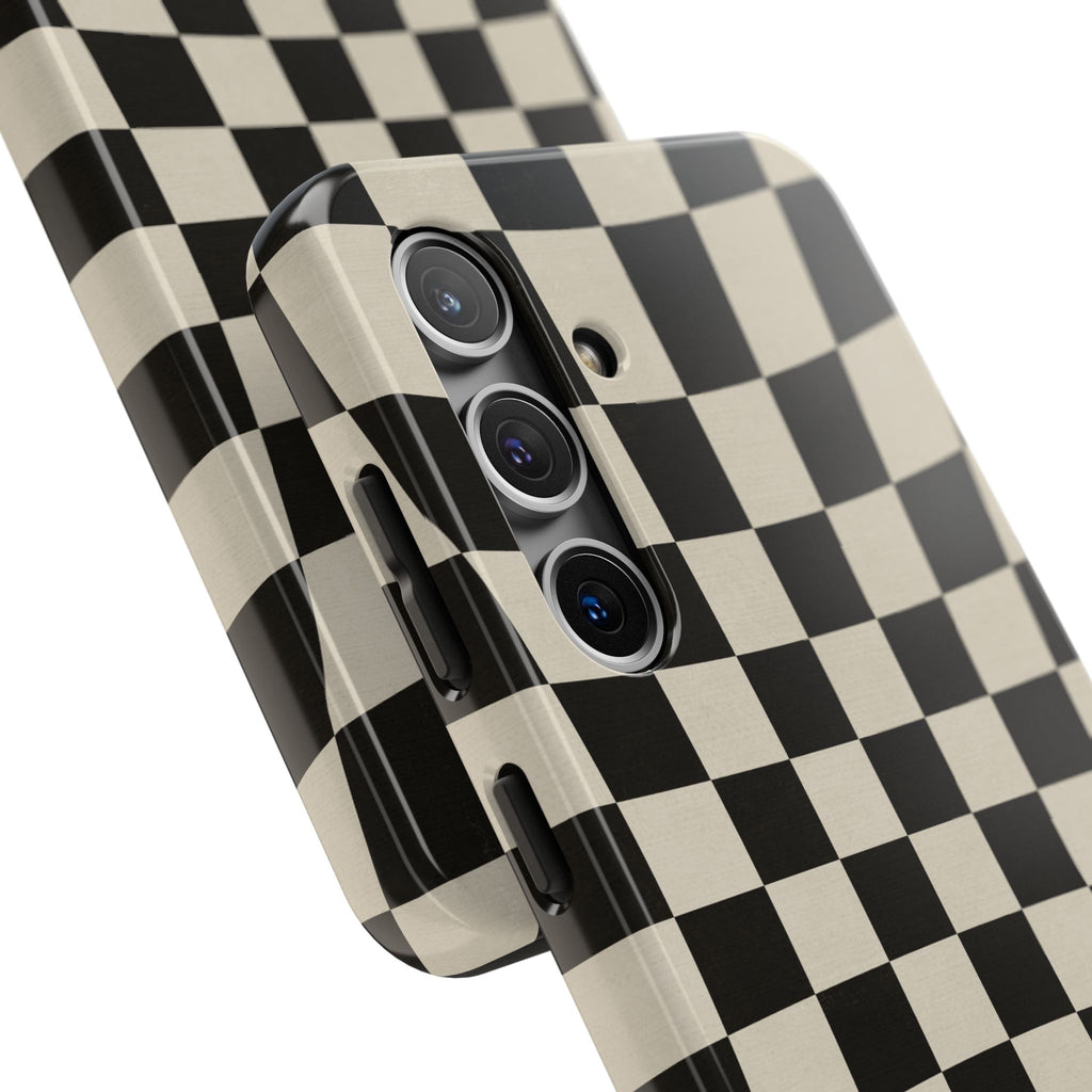 Illusion Checkerboard Tough Samsung Galaxy Phone Case