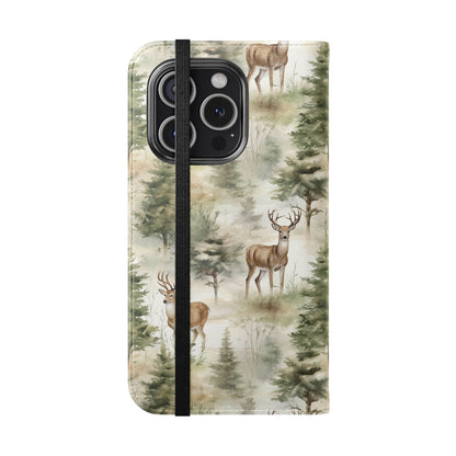 Into the Woods Wallet Flip Case for iPhone