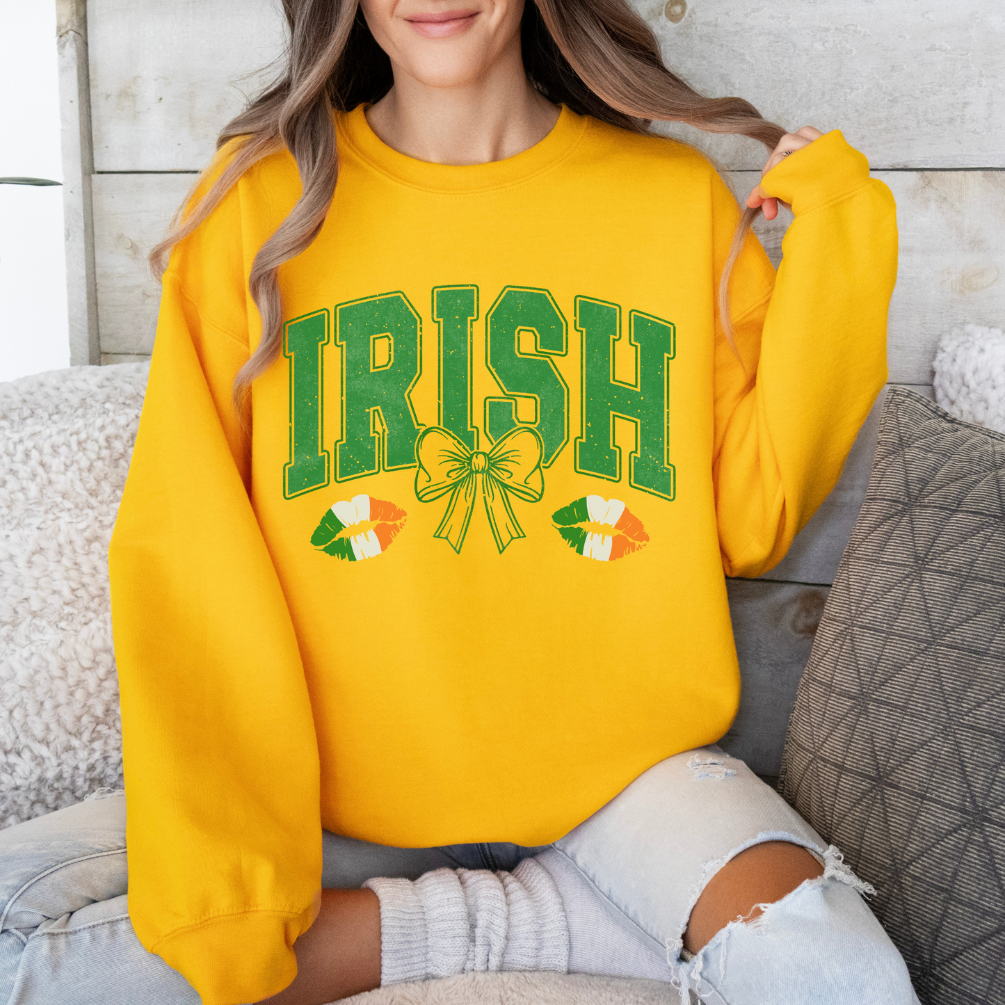 Irish Kiss Crewneck Sweatshirt