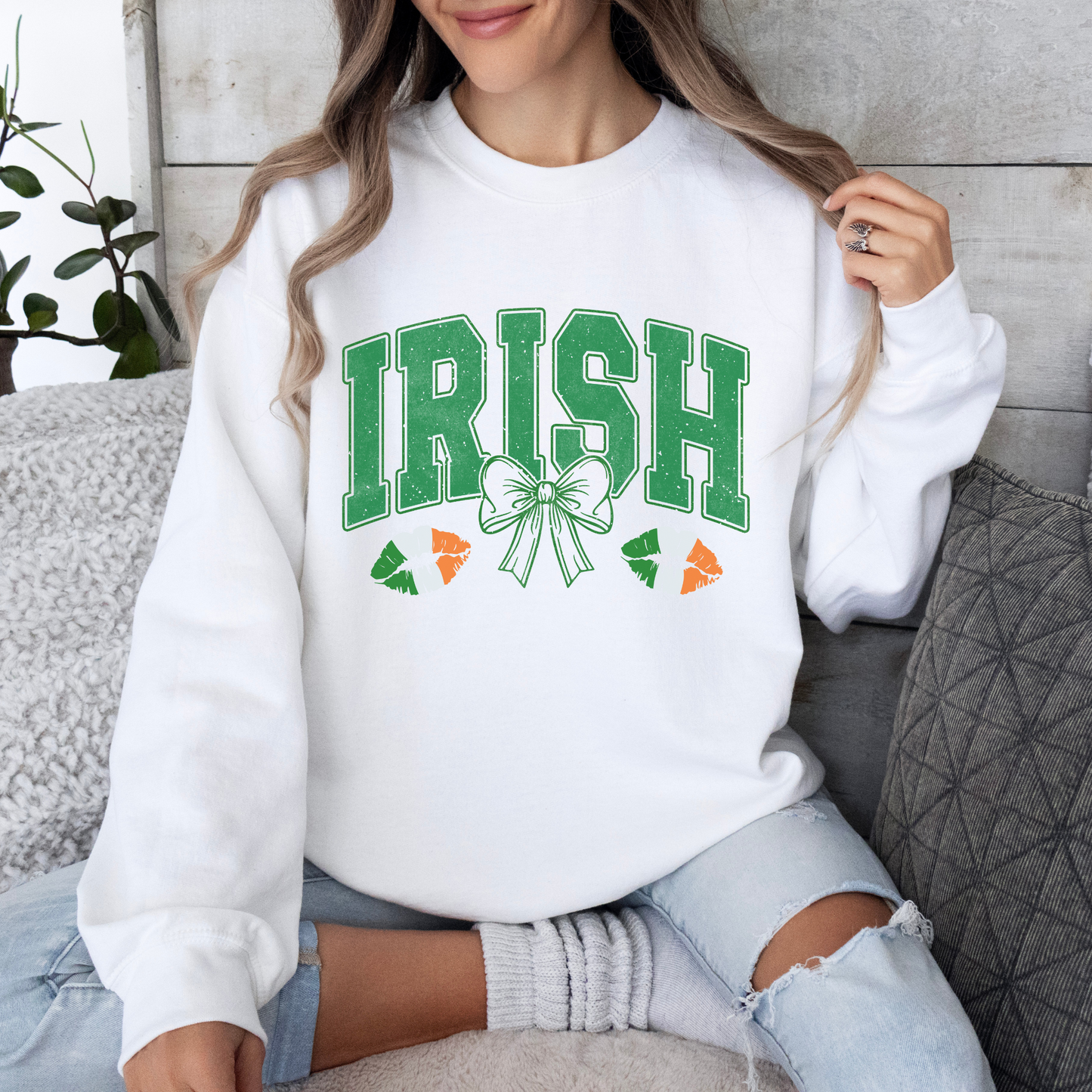 Irish Kiss Crewneck Sweatshirt