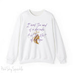 "It was the end of a decade - But the start of an age" Lyric Inspired Crewneck Sweatshirt