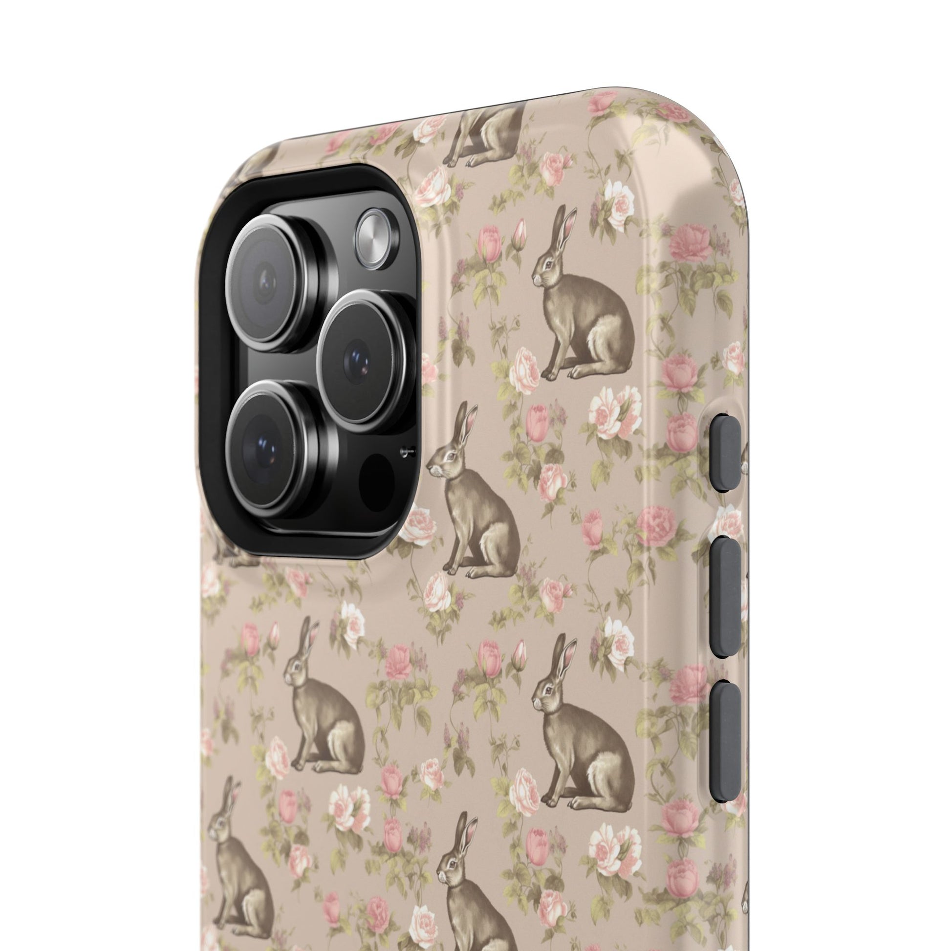 Jardin Floral Bunny Magnetic iPhone Case