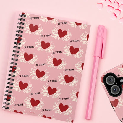 Je T'aime Spiral Notebook