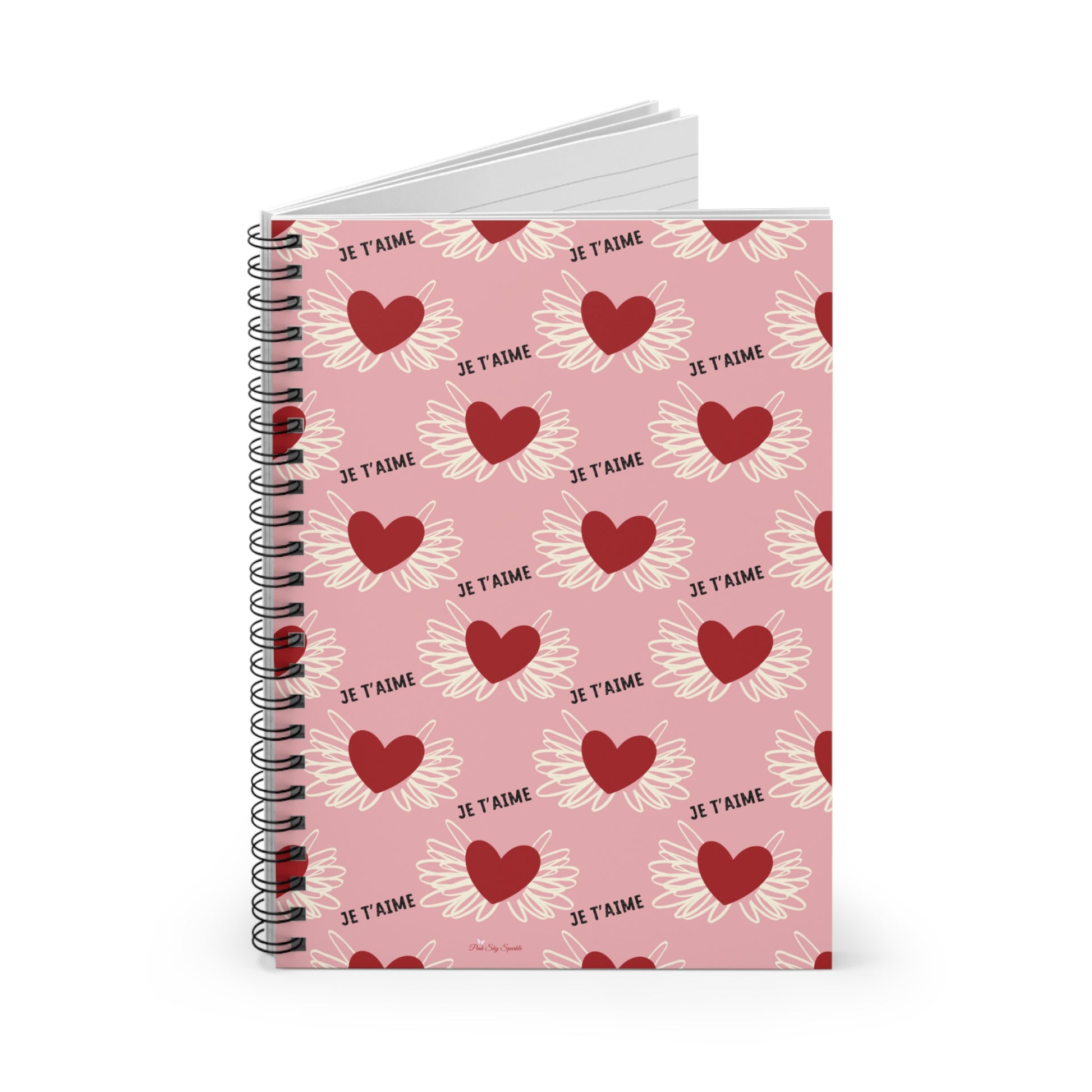 Je T'aime Spiral Notebook