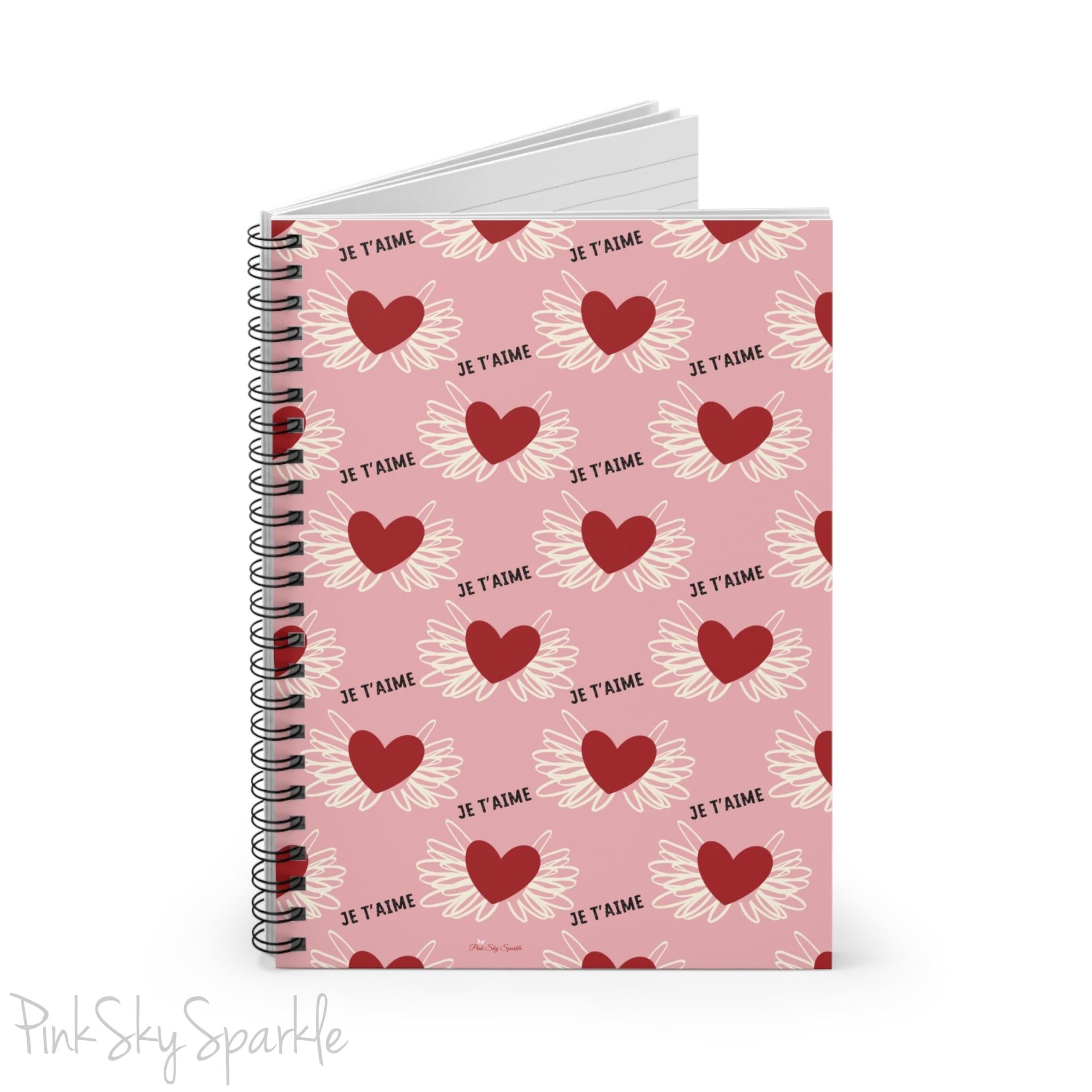 Je T'aime Spiral Notebook