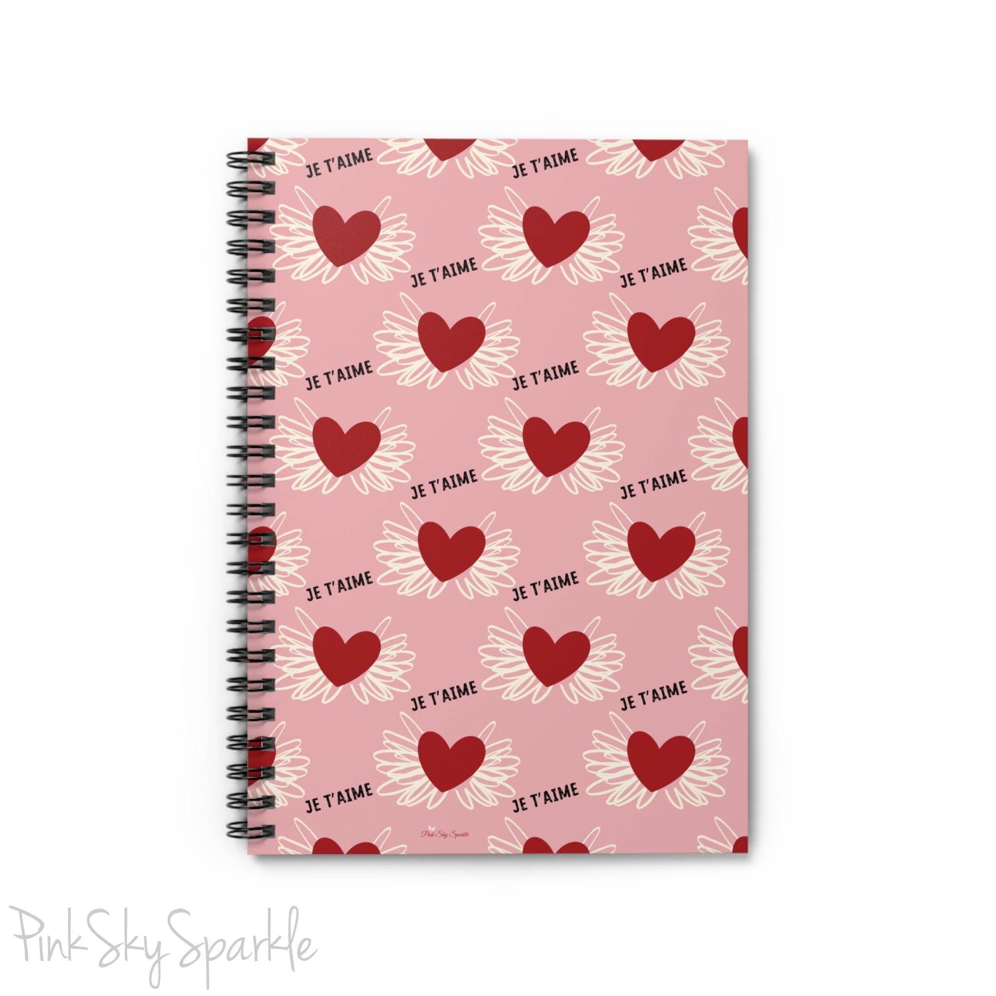 Je T'aime Spiral Notebook