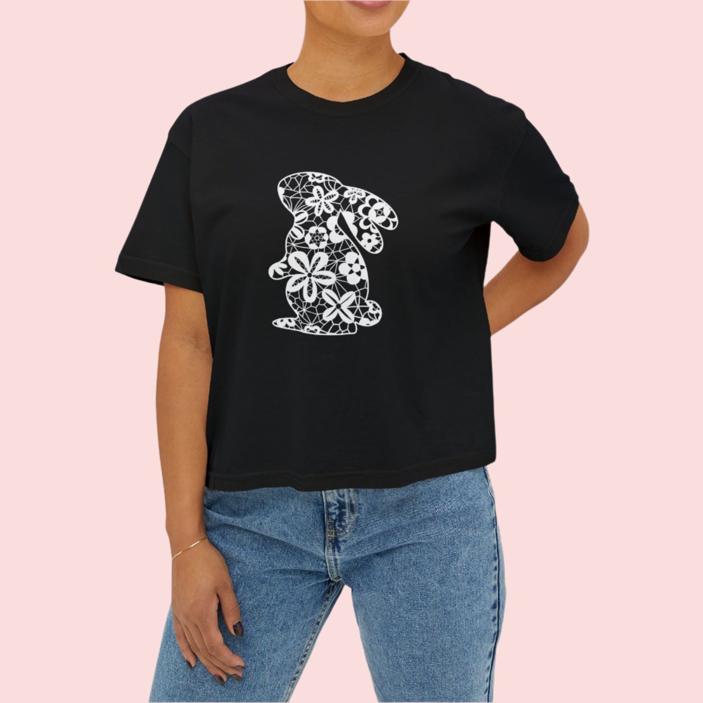 Lace Bunny Women's T-shirt