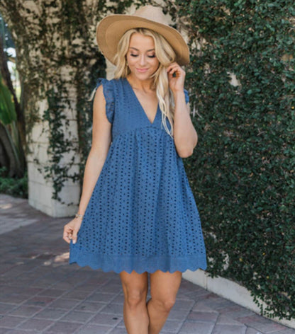 Lace Dress With Pockets