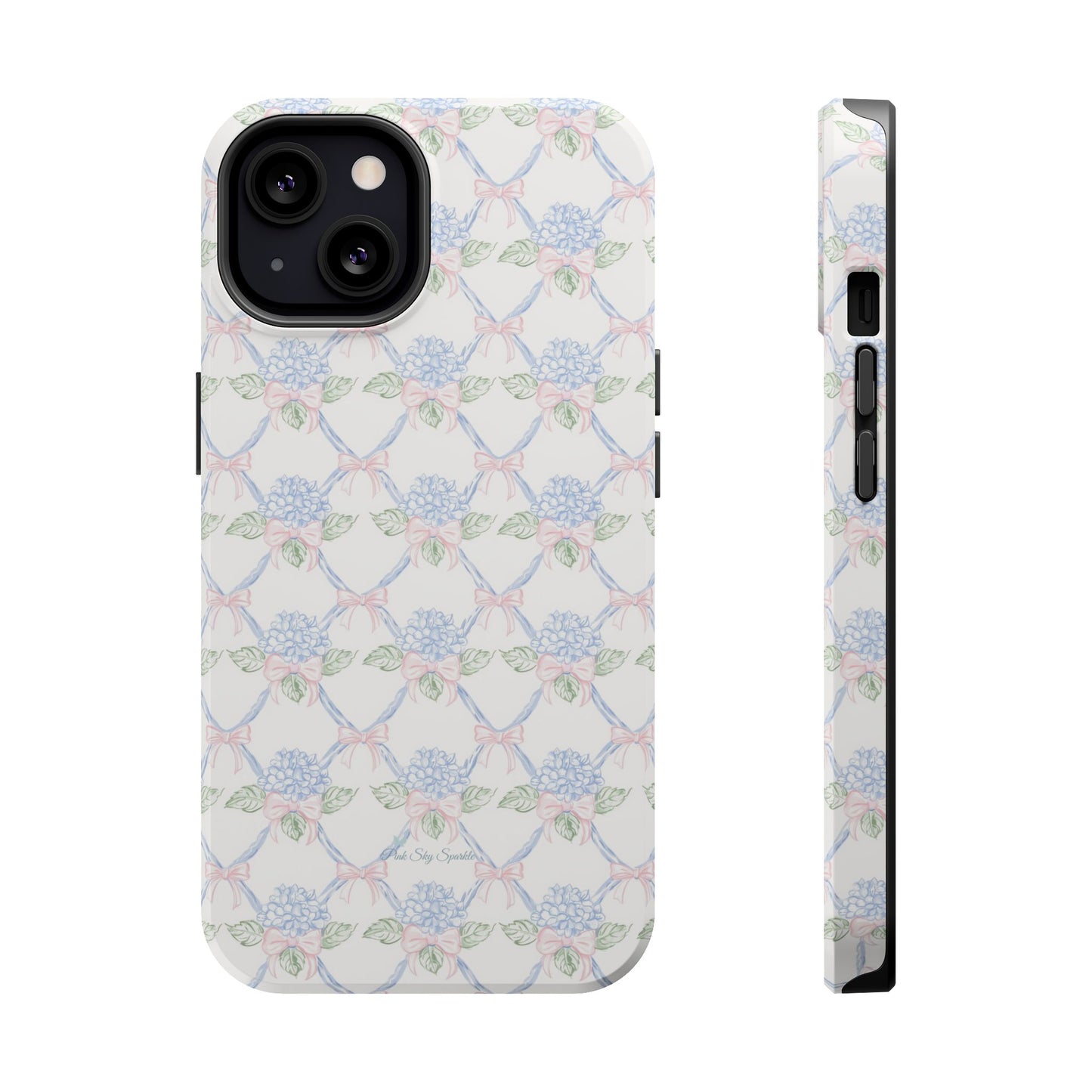 Lattice Coquette Bloom Magnetic iPhone Case