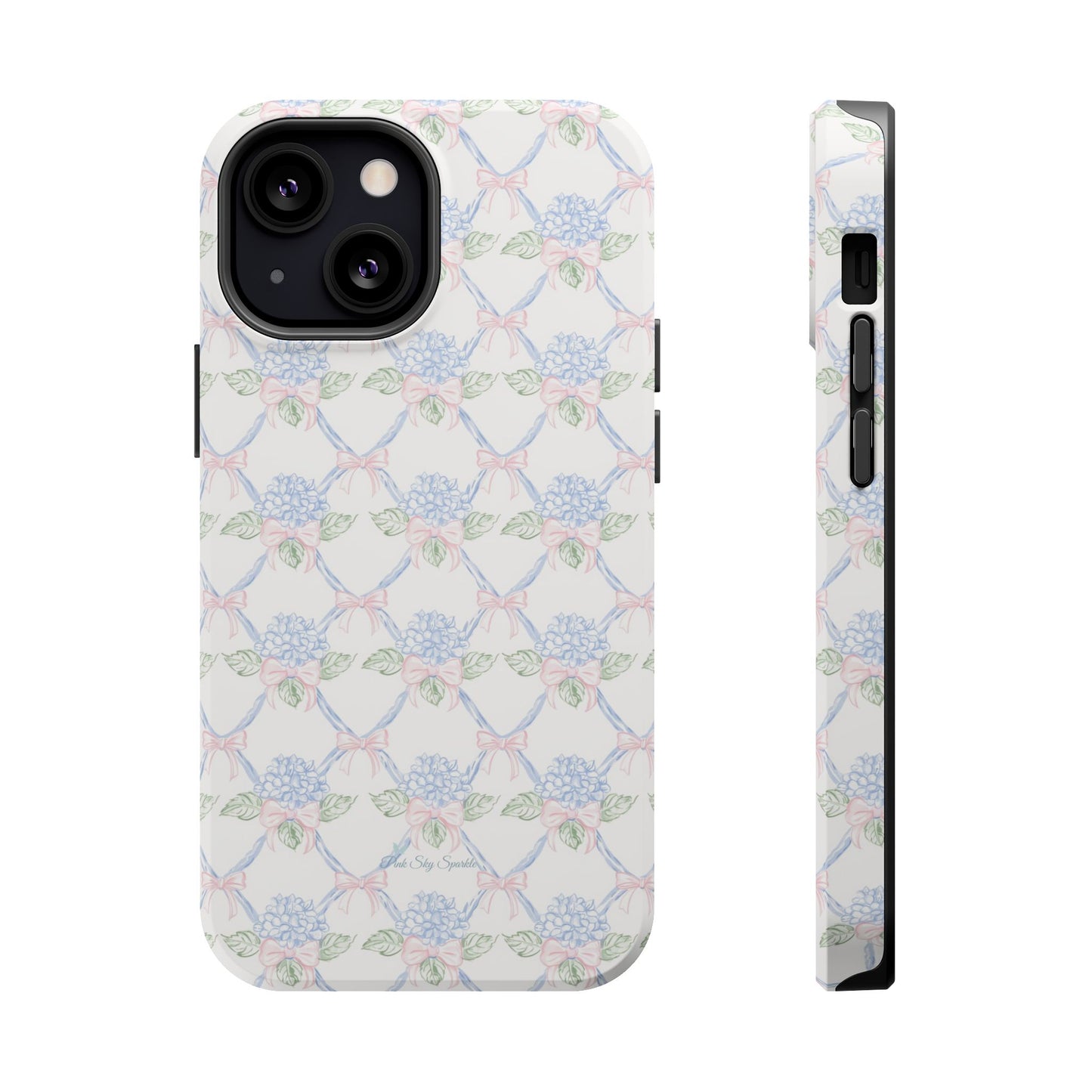 Lattice Coquette Bloom Magnetic iPhone Case