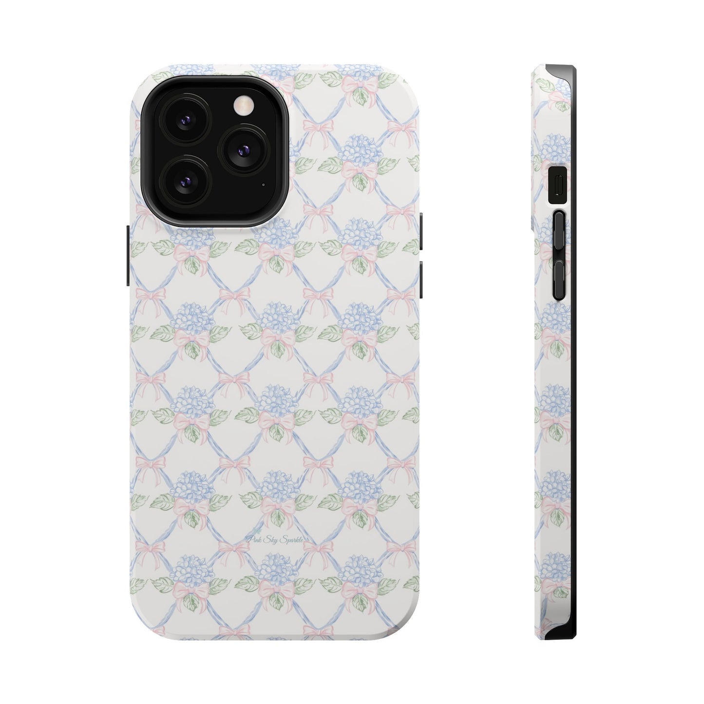 Lattice Coquette Bloom Magnetic iPhone Case