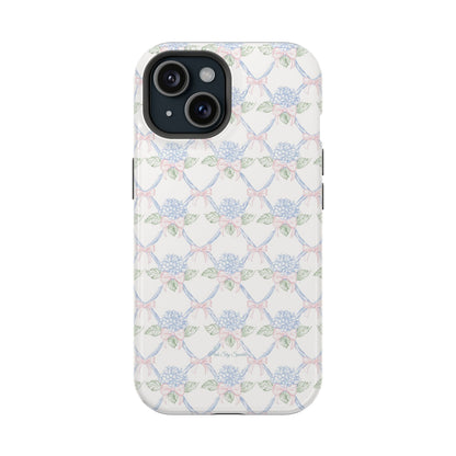 Lattice Coquette Bloom Magnetic iPhone Case