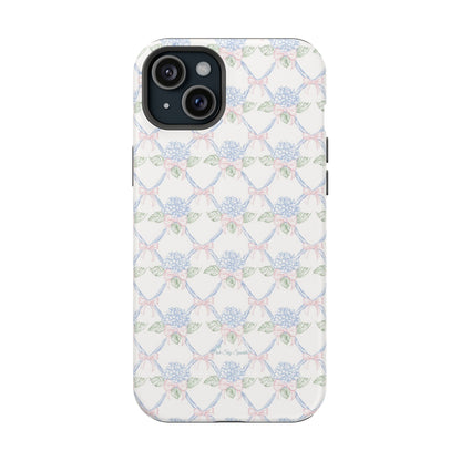 Lattice Coquette Bloom Magnetic iPhone Case