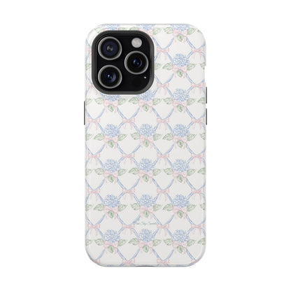 Lattice Coquette Bloom Magnetic iPhone Case